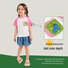 2025 Summer Girls' Cartoon T-Shirt - Short Sleeve, Cute Design