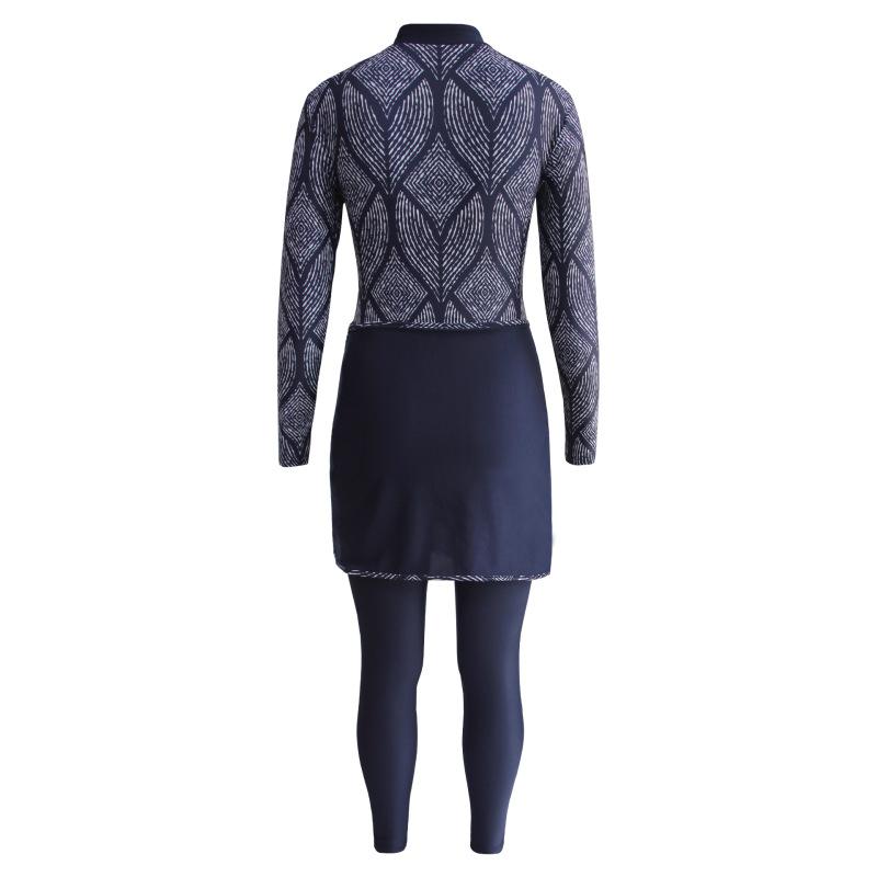 Konservativer Badeanzug mit Sonnenschutz und langen Ärmeln