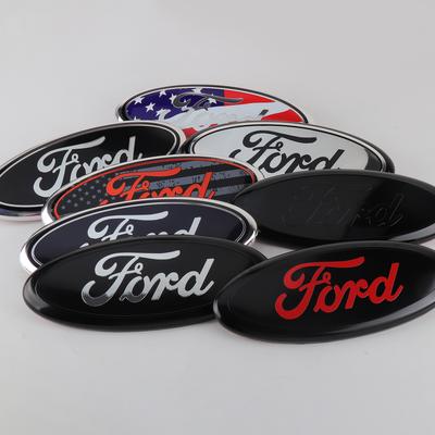 Car Front Hood Trunk Emblem Badge Sticker Decoration Auto Accessories For Focus Kuga Mk3 Mondeo Fusion Mustang Mk2 Fiesta