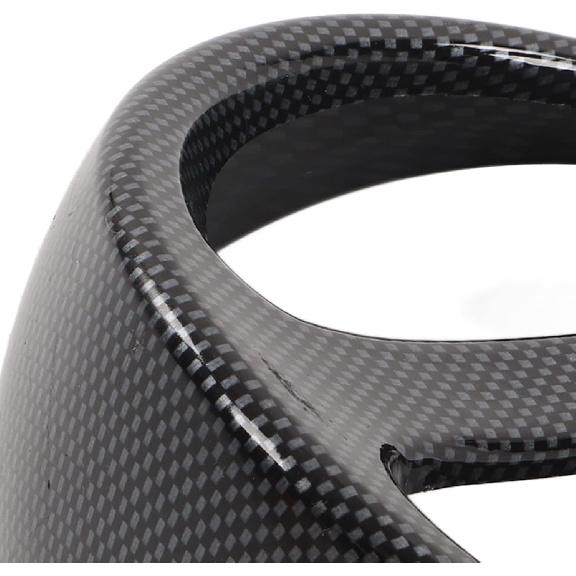 Air Scoop Cap, KIMISS Motorcycle Carbon Fiber Style Engine Cooling Fan Cover Good Heat Dissipation Replacement for GY6 125cc 150cc 152QMI 157QMJ