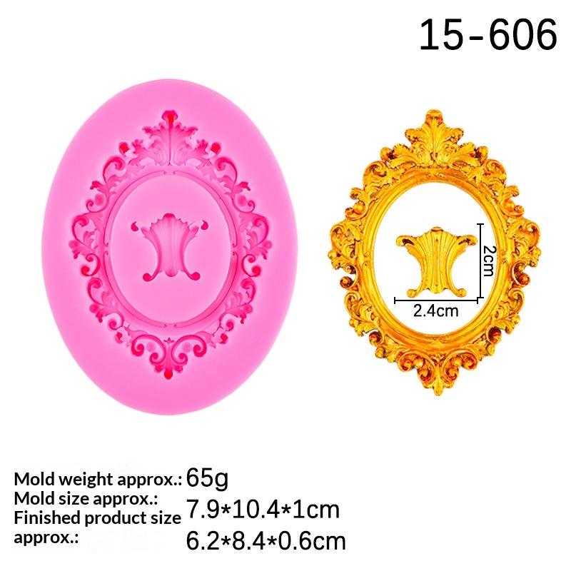 Photo Frame Silicone Sugarcraft Mold Chocolate Cupcake Fondant Decorating Tools