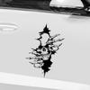 Skull Car Sticker Halloween Scary Decals Decoration SUV Decals For Car Truck SUV Motorcycle Vehicles Window Exterior Hood Body