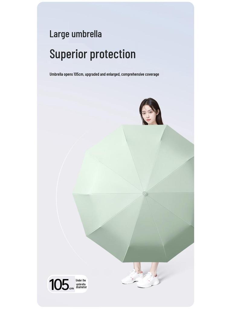 Colorful Auto-Safety Sunscreen Umbrella with Anti-Rebound Feature and Custom Logo Printing