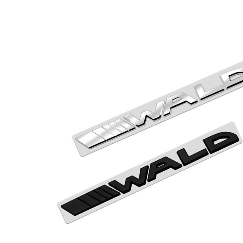 Metal Emblem Car Sticker WALD Badge Decal Body Trunk Decor for Mercedes Benz AMG W212 W213 W205 W201 W124 W211 GLA CLA GLC GLE