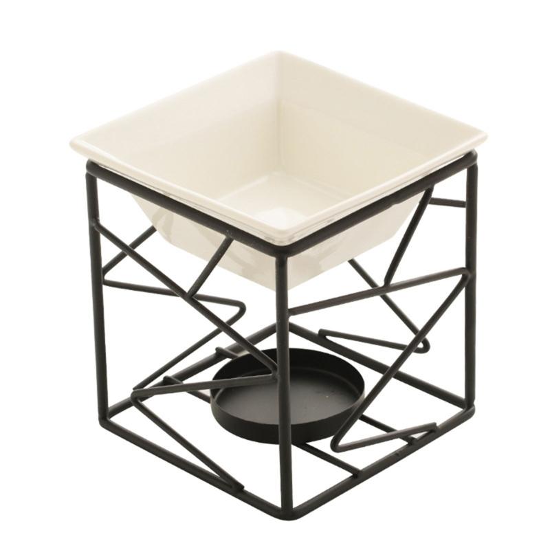 Decorative Ceramics Essential Oil Burners Aromatherapies Scent Diffuser Tealight Candle Holder Rack for Meditations Room