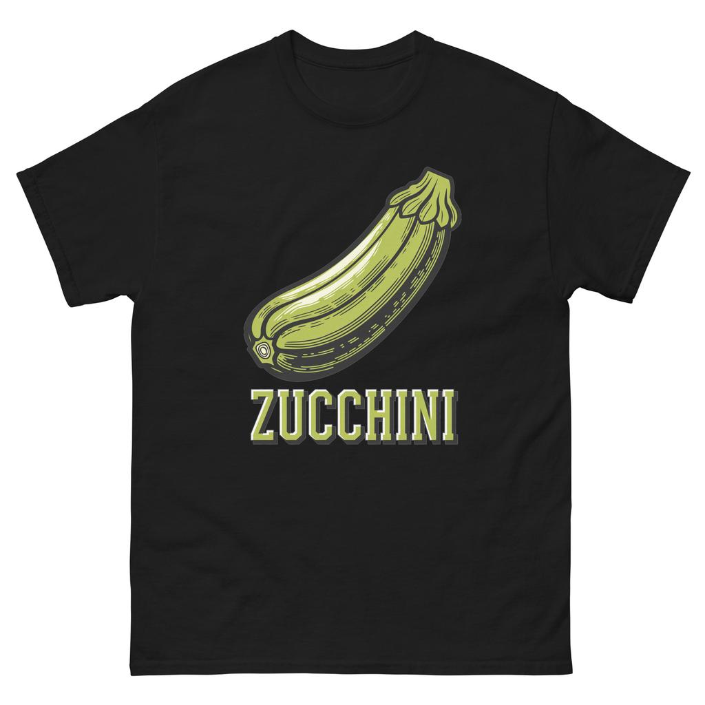 Zucchini Liebhaber Essen Bild Cartoon Lustiges T-Shirt Shirt