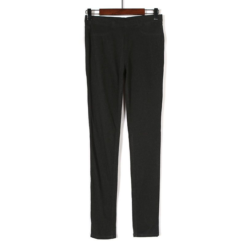 

Весенне-осенние женские облегающие брюки слим, простые скинни Dark gray M