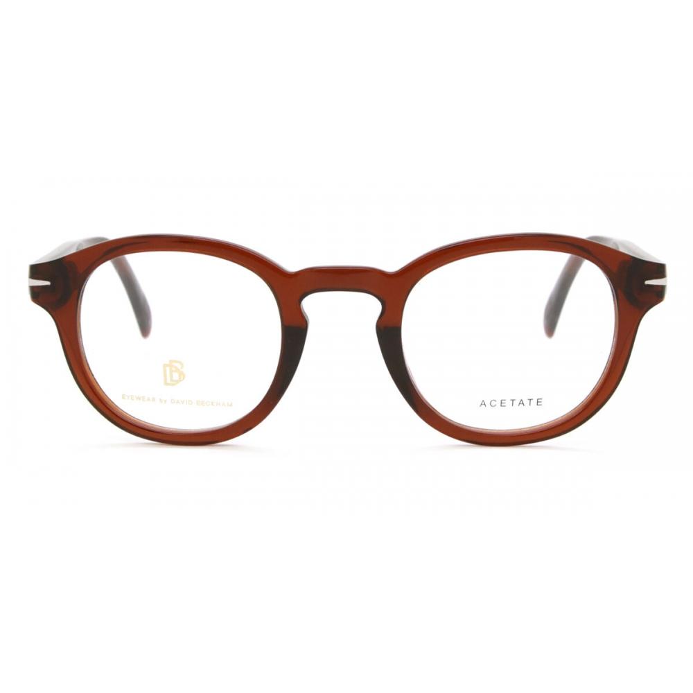 

David Beckham Db 7017 09q Unisex Eyeglasses Transparent Brown/46