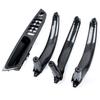 Carbon Fiber Car Right Left Inner Door Panel Handle Pull Trim Cover For BMW E70 X5 E71 E72 X6 SAV 2007-2013 Car