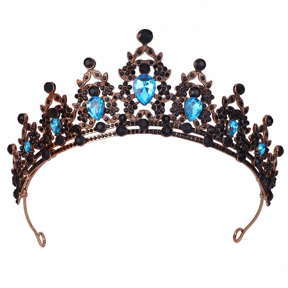 Königliche Kristall Barock Königin Krone Stirnband für Braut oder Geburtstag