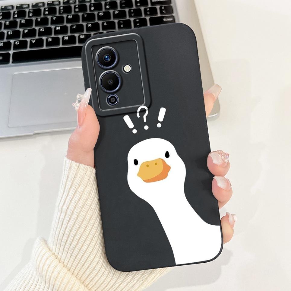Cartoon Fashion Back Cover For Infinix Note 12 Pro 5G Phone Case Infinix X671B Soft Silicone Dragon Astronaut Black Cat Funda