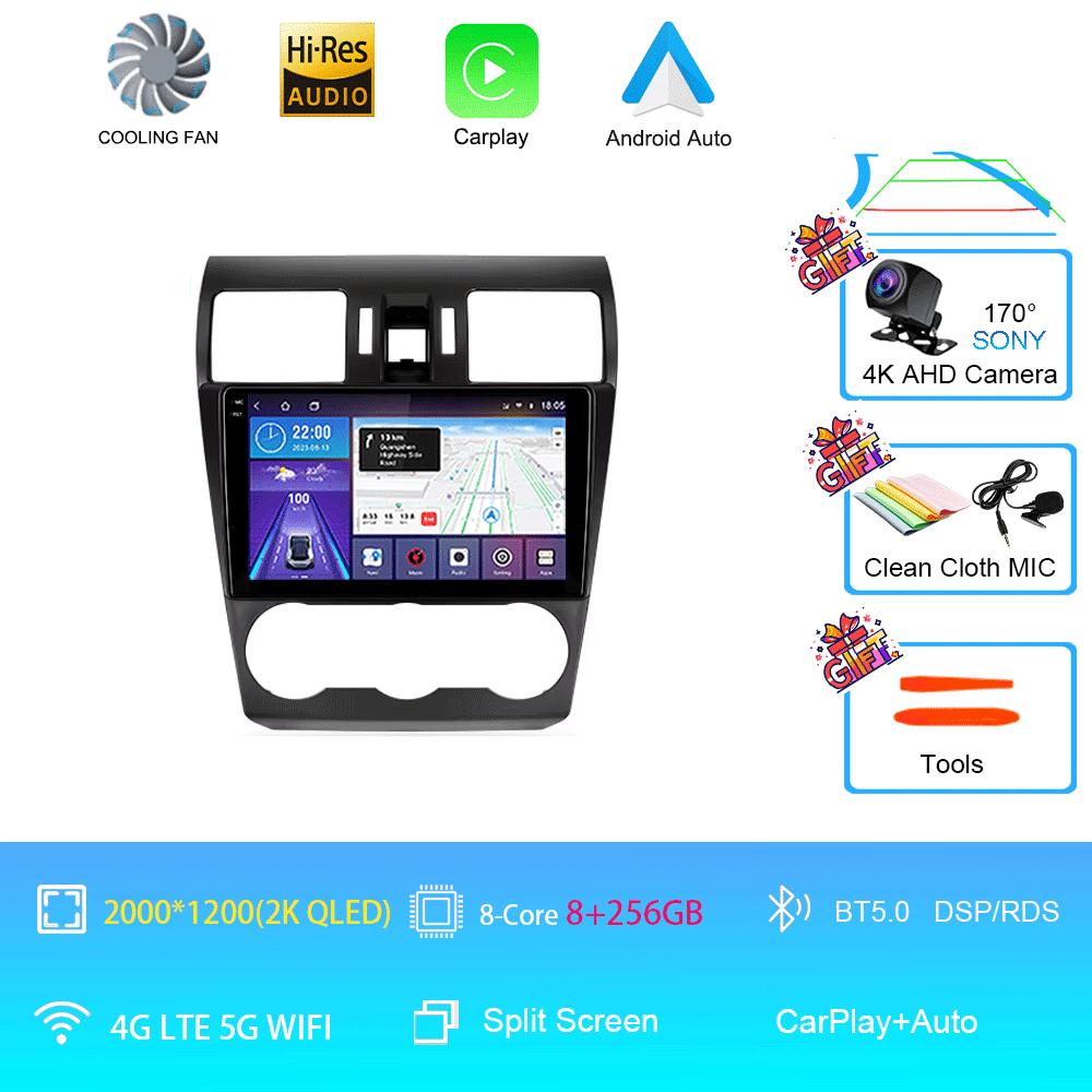 Car Radio Android 14 Stereo For Subaru Forester XV WRX 2012- 2015 For Impreza Multimedia Video Player Navigation GPS Head Unit