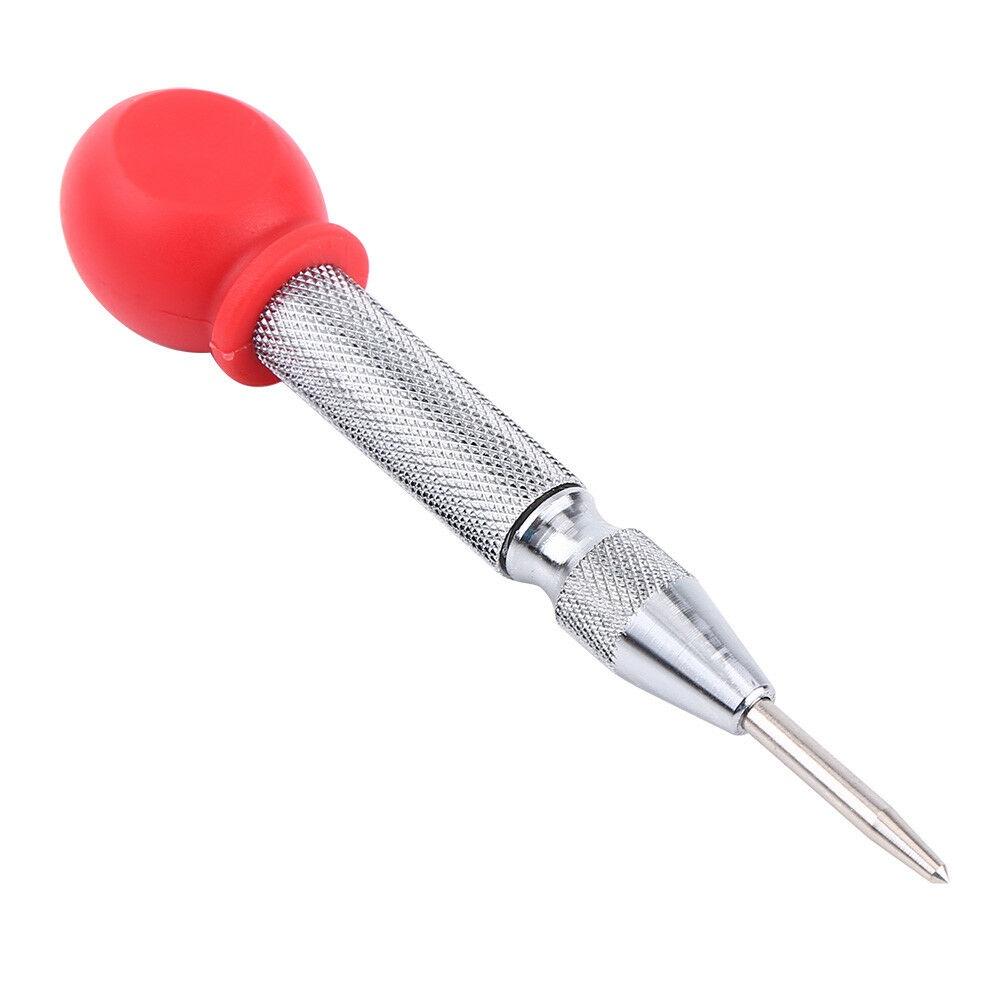 Premium Automatic Center Punch Spring Load Chrome Rivet Screw Tool For Precise Marking
