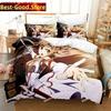 Sword Art Online Bedding Set Printed single Comforter Quilt Bed Cover Duvet Cover Pillow Case 3 Pieces Sets Kids Adult Size