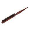 Teasing Brush Ergonomic Handle Nylon Bristles Curling Scalp Massage Tapered Tail Hair Parting Comb for Curling Styling