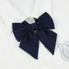Papillon a Punta di Freccia Monocolore Cravatta da Donna Stile Accademico Accessorio per Uniforme Scolastica Fiocco a Nastro Moda Minimalista