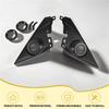 M63K-1.5 Inch Pair Front Pillar Althorn Tweeter Covers Car Tweeter Refitting Speaker Boxes Mounts For Honda Civic 2016-