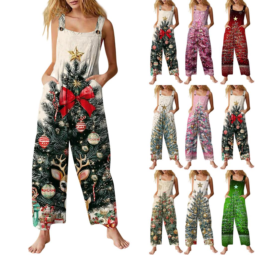 Uformelle kjeledresser for kvinner Justerbare stropper Ermeløse sommer søte komfortable gensere med lomme