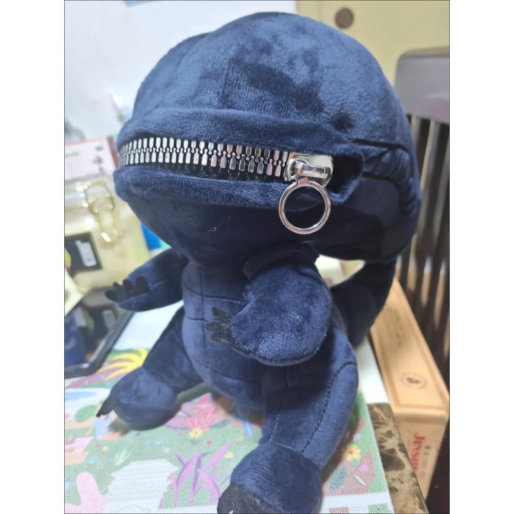 Păpuși de pluș Nou Extraterestru Xenomorf în Formă de Gură cu Fermoar Modă Kawaii Perne Umplute Jucării Ornamente de Cameră Desen Animat Cadou Surpriză
