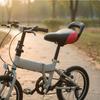 Bike Saddle with Handle Universal Fit Children's Cycle Easy to Install Black