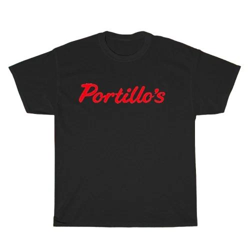 New Portillo s Hot Dog Food Logo Unisex T-Shirt Funny Size S to 5XL 4XL