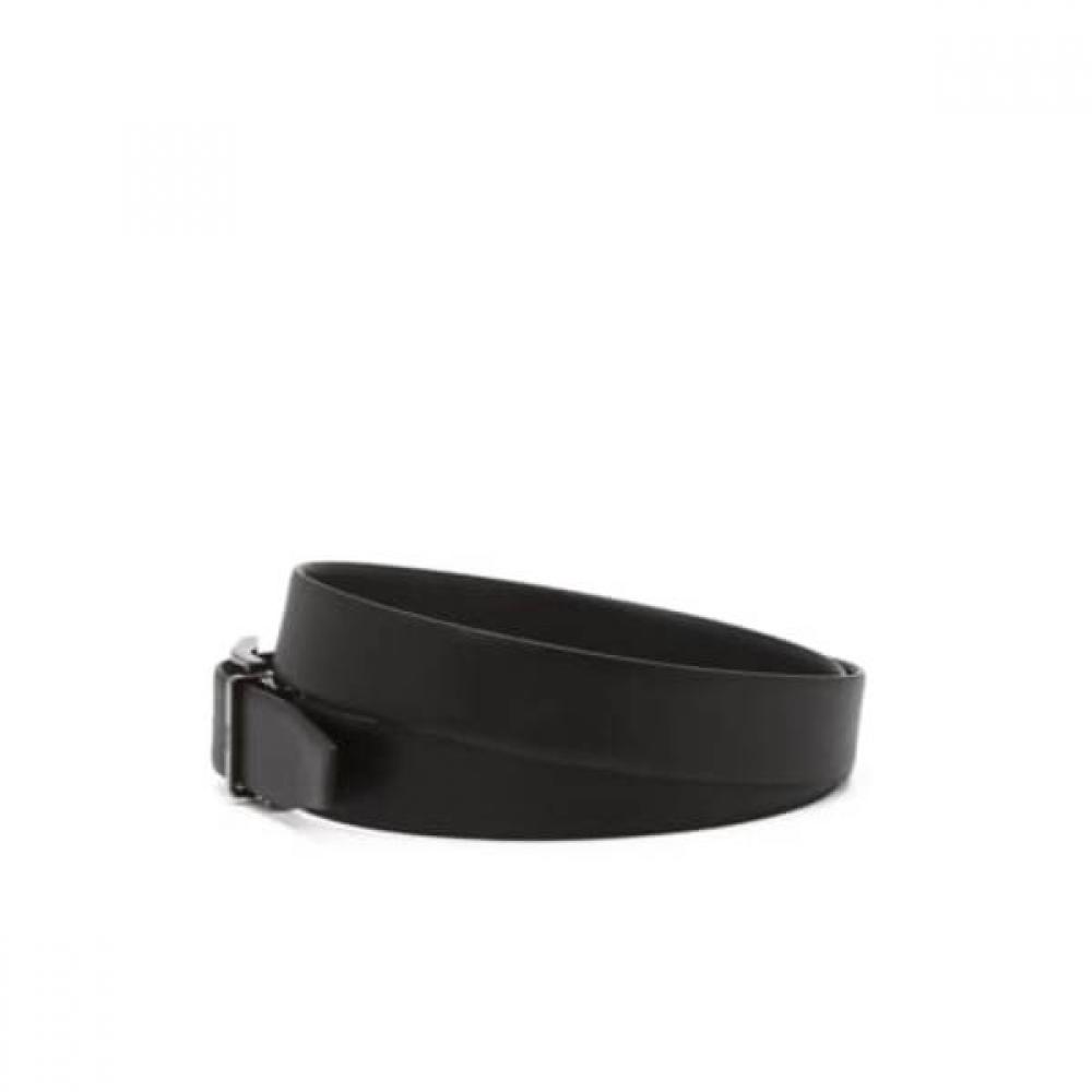 Daks Italy Black Square Buckle Belt Dbbe6e600bk