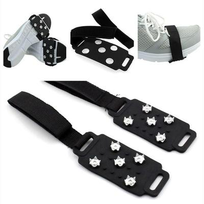 1 Paio Neve Ghiaccio Alpinismo Scarponi Chiodi Grips Tacchetti Copriscarpe Ramponi Antiscivolo Attrezzatura