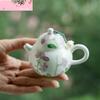 Hand Painted Lily Of The Valley Porcelain Kettle Porcelain White Teapot Tea Ceremony Set Tea Tie Guan Yin Jasmine  Teaware Type
