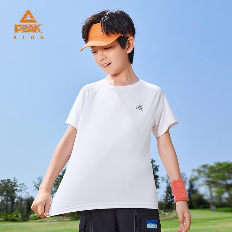 PEAK Kids' Solid Color Short Sleeve T-Shirt