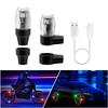 MAZERO Rechargeable LED Valve Cap Fits American Style Air Bright Tire Light with Vibration and Light Strobe Bicycle Wheel Collision Automotive Custom