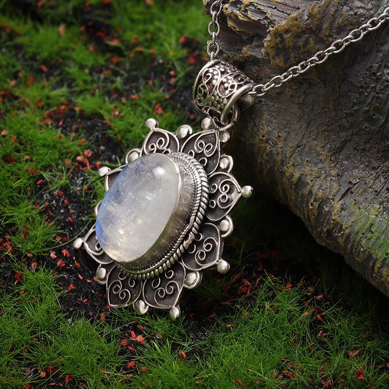 Accessories Style Sunflower Gem Fashion Trendy Versatile Pendant Necklace