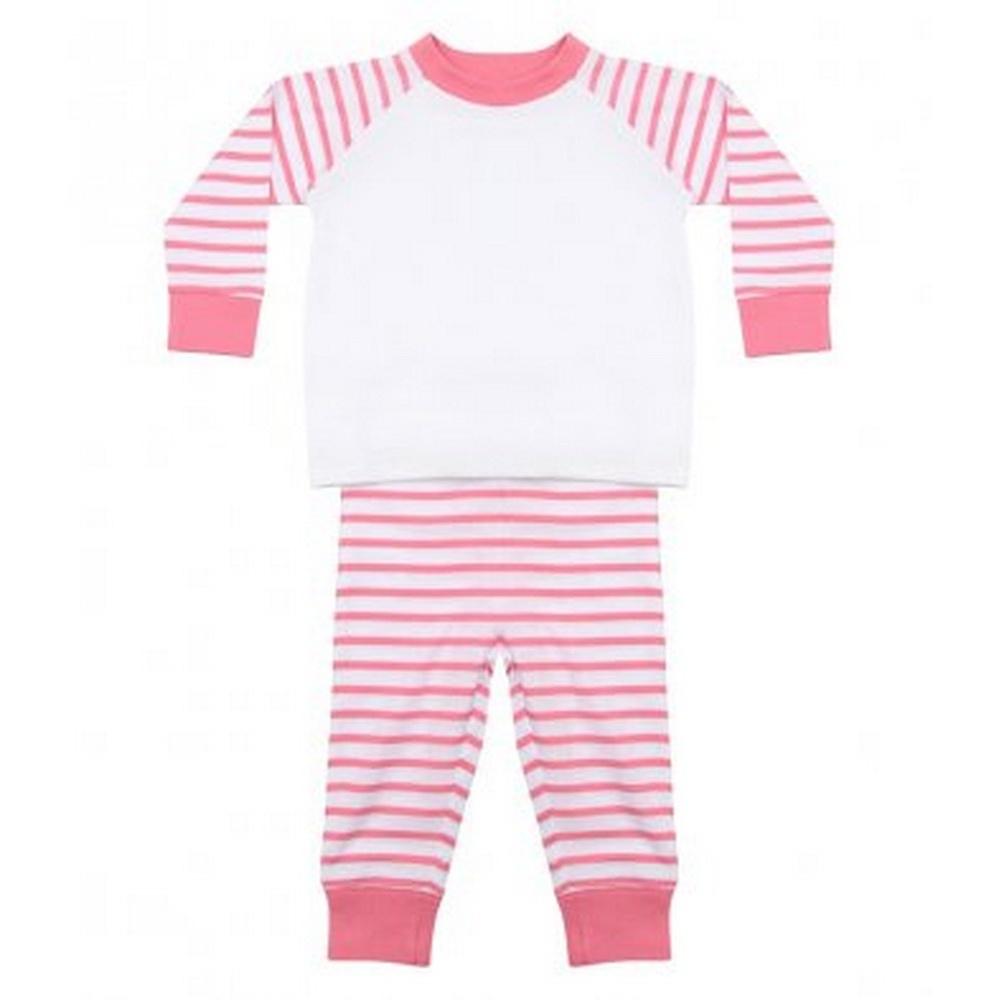 Larkwood Gestreifter Schlafanzug für Babys, Jungen/Mädchen