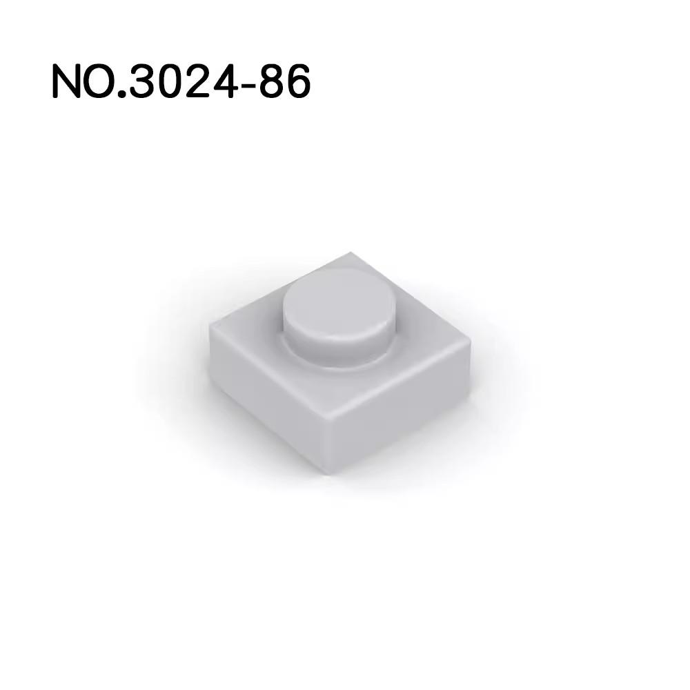 20pcs MOC Parts 3024 Plate 1 x 1 Compatible Bricks DIY Assmble Building Blocks Particle Kid Puzzle Brain Toy Gift