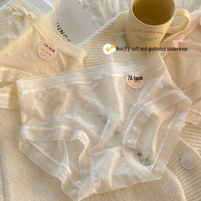 FitonTon Women's Lace Trim Briefs 5-Pack