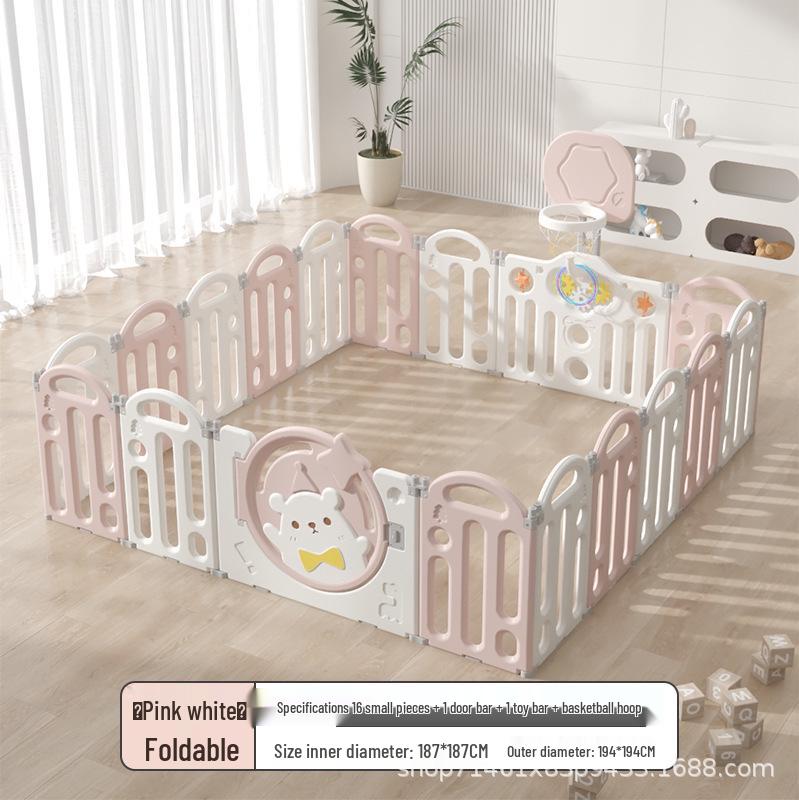 Indoor Safety Playpen & Crawling Mat for Babies: Anti-Fall Playground & Learning Fence