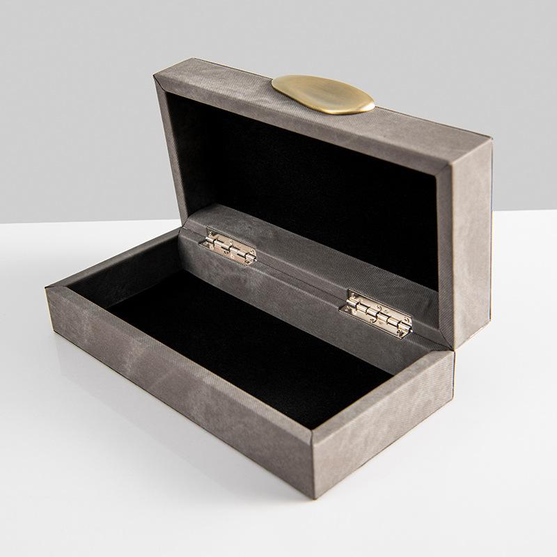 Non-woven Fabric Rectangular Storage Box Accessory Box Desktop Storage Container Jewelry Organizer Home Organization