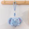 Creative Unzipping Pinch Ball Plush Keychain Cute Cow Rabbit Cat Backpack Pendant Cartoon Doll