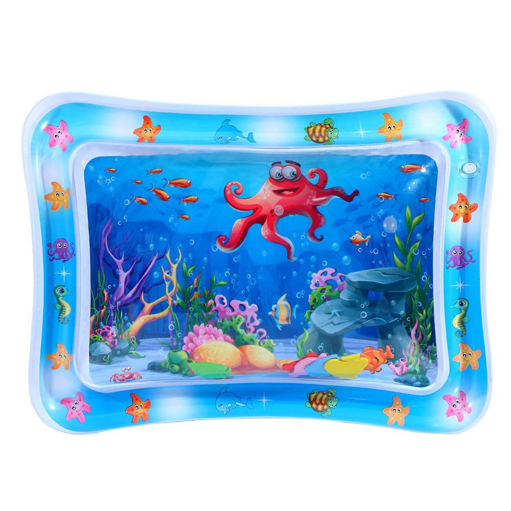 Colorful Inflatable Water Play Mat For Babies Pvc Material Variety Of Designs