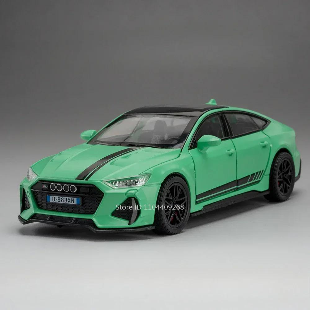 Skala 1:32 RS6 A4 RS7 Automodell Spielzeug Legierung Druckguss Türen zum Öffnen Licht Sound Fahrzeugmodelle Spielzeug Kinder Sammlung Dekorationen
