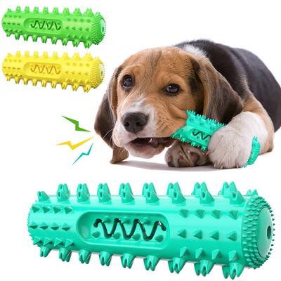 Köpek Diş Fırçası Gıcırtılı Çiğneme Oyuncağı Orta Büyük Köpekler İçin Açık Hava Etkileşimli IQ'yu Geliştirin Isırık Dirençli Diş Temizleme Evcil Hayvan Malzemeleri