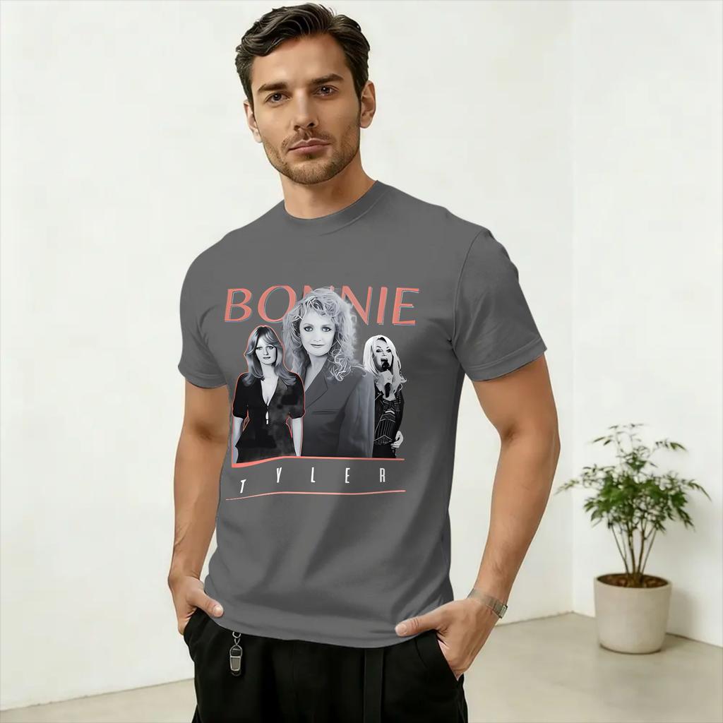 Forever Bonnie Tyler 1951 to 2026 T Shirts for Unisex Cotton Fashion T-Shirt Crew Neck Tee Shirt Short Sleeve Clothes New Arrival