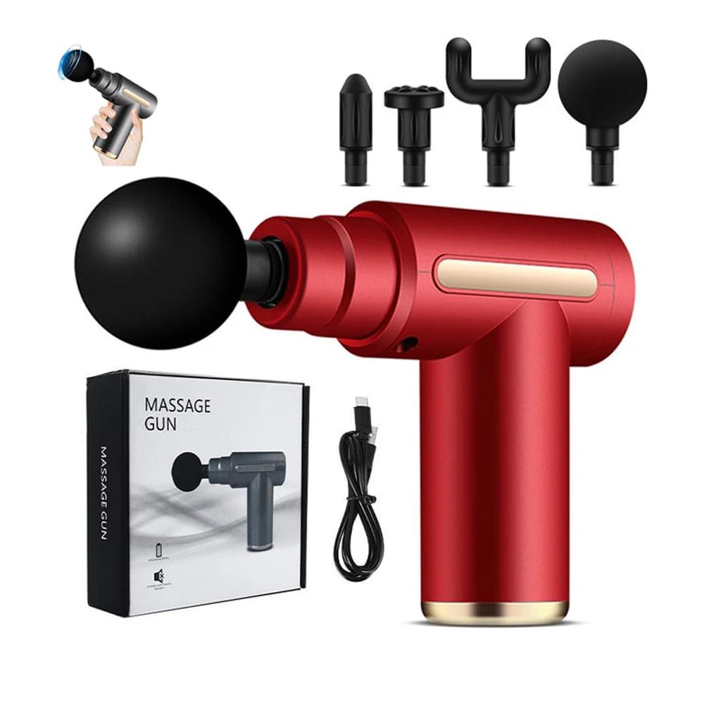 Professional Fascia Gun Deep Tissue Massager for Muscle Relaxation Neck Shoulder Pain Relief Vibration Massage Gun