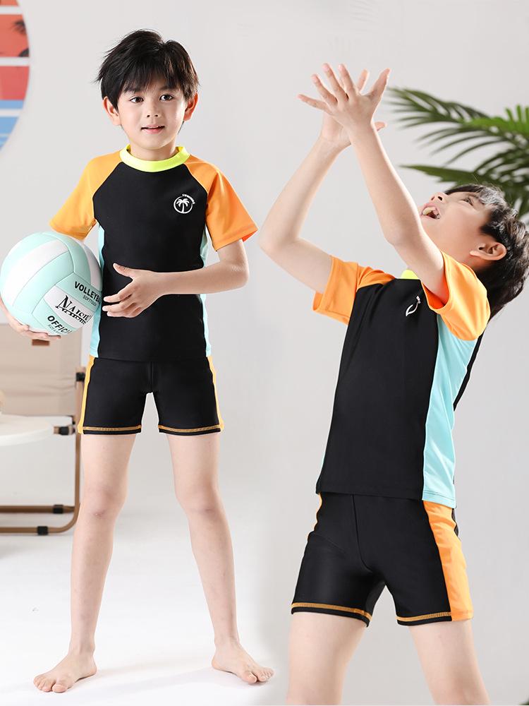 2025 Quick-Dry Two-Piece Swimsuit for Boys - Toddler to Youth Sizes