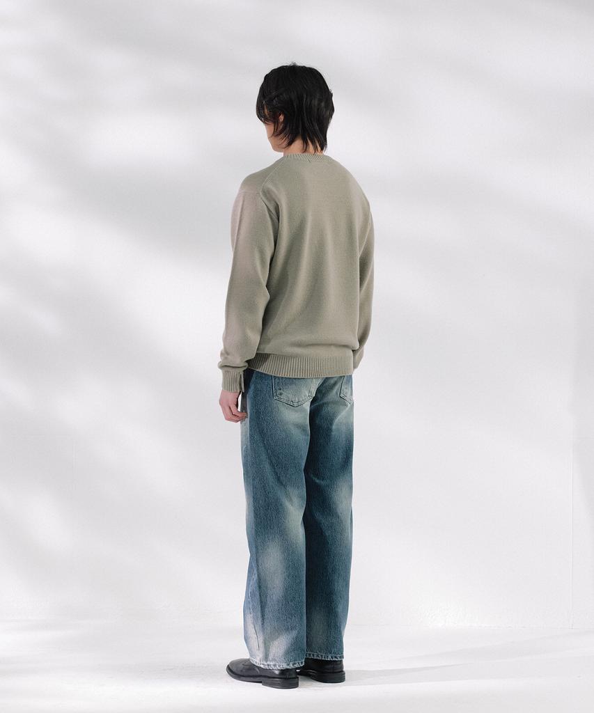 NONBLANK Daily Wool Cashmere Crewneck Knit_Taupe Grey