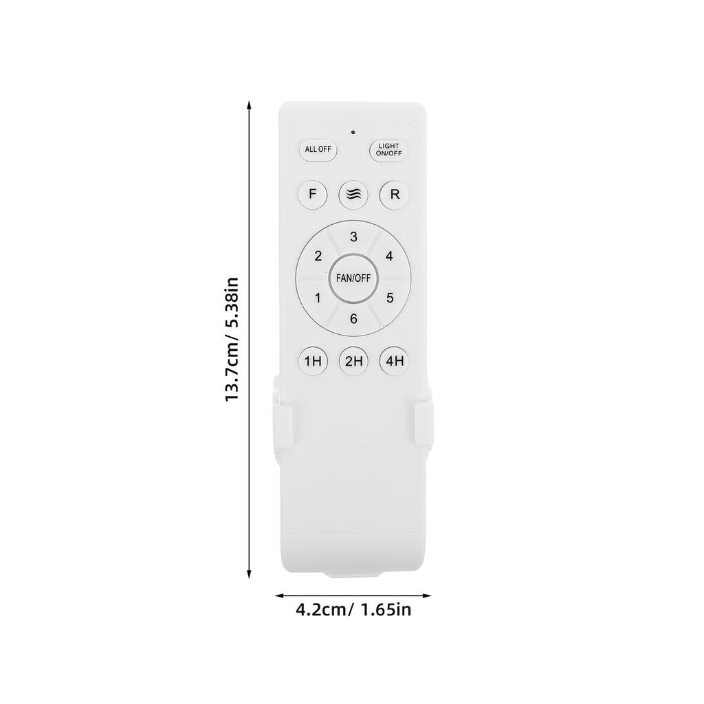 Universal Remote for Ceiling Fan 6 Speed Settings 3 Timer Functions Replacement Remote for Ceiling Fan Fixtures