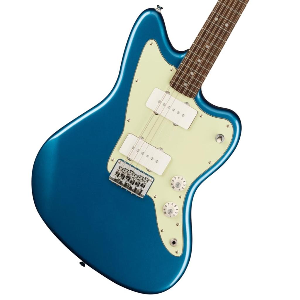 Squier by Fender Squier Electric Guitar Paranormal Laurel Mint Lake Placid Blue with Soft Case Jazzmaster® XII, Fingerboard, Pickguard,