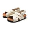 Foot Spring Summer Children's Cork Sandals Student Boys One-Word Shoes Baby Girls Flip-flops Tide Beach Korean Version