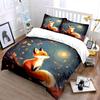 Whimsical fox under moonlight Bedding sets Duvet covers Pillowcases(1* Duvet Cover 2* Pillowcases without duvet insert)
