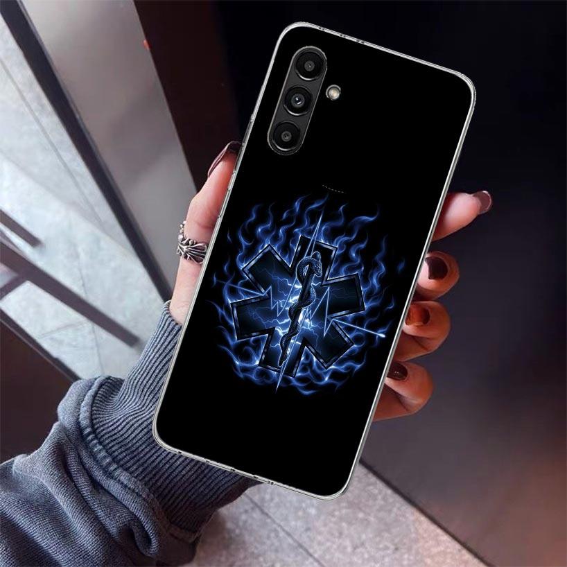 EMT EMS Medical Rescue Phone Case For Samsung Galaxy A17 A16 A15 A14 A13 A57 A56 A55 A54 A53 A37 A36 A35 A34 A33 A26 A25 A24 A23