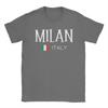 Milan Italy  TShirt  Trending T Shirts ShortSleeved YK Fun Tshirt Summer Cotton Plus Size XL Tees